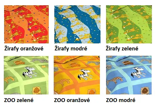 Dětské bavlněné povlečení (90x135/50x30 cm)