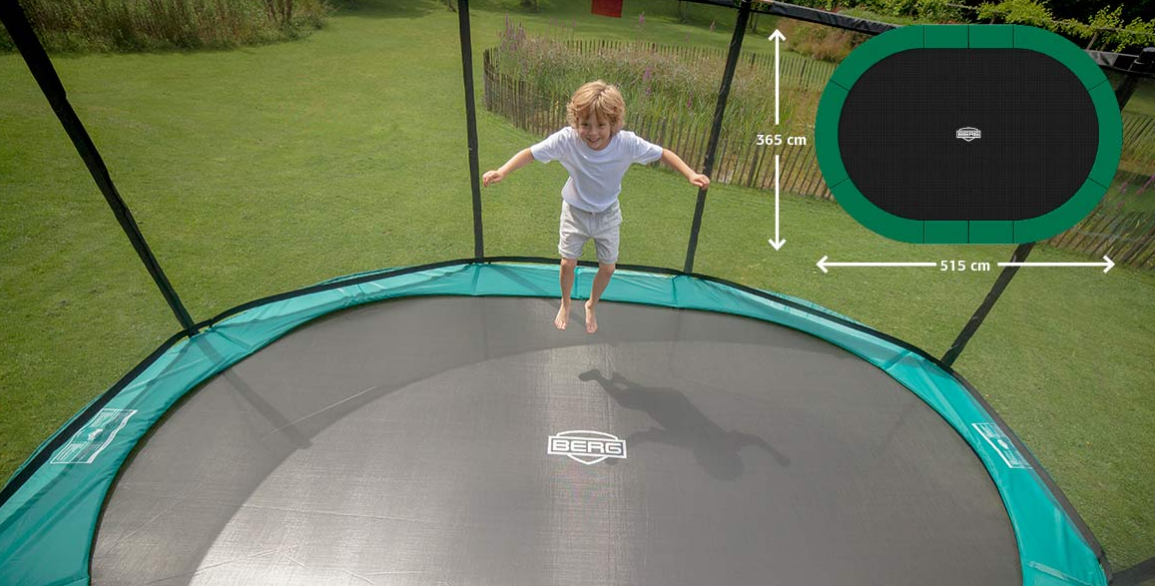 BERG InGround Grand Champion GREEN 520 cm + síť DELUXE