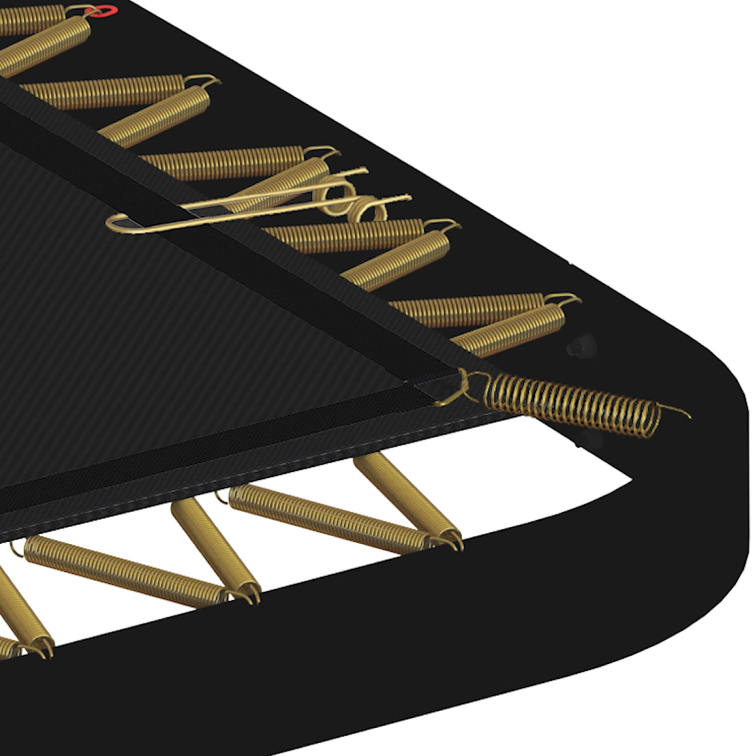 PROFI BERG Ultim Elite Regular BLACK 500x300 cm + Safety Net DLX XL