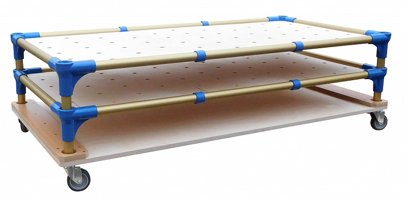 Vozíček pro hliníková lehátka 67x137 cm