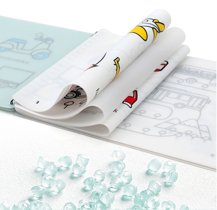 Stíratelná silikonová kniha omalovánek ROSTLINY + fixy a hadřík ZDARMA