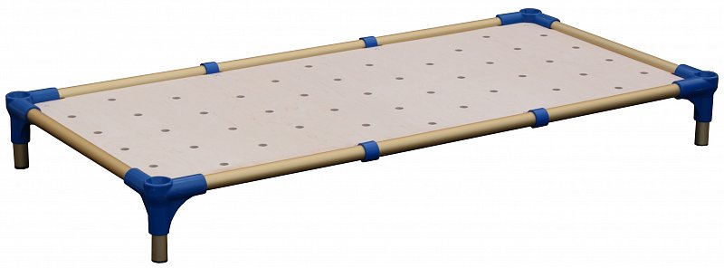 Hliníkové lehátko středně vysoké 57x127x22 cm