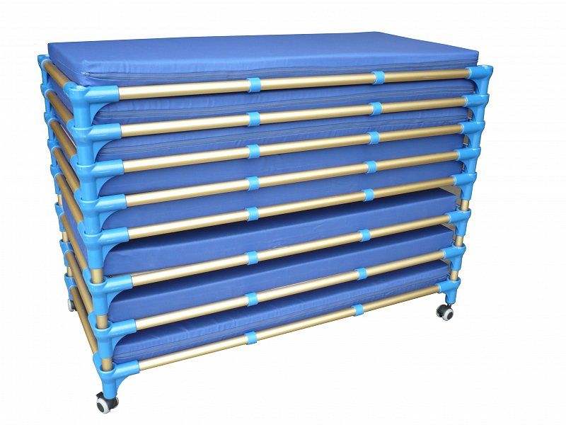 Hliníkové lehátko středně vysoké 57x127x22 cm