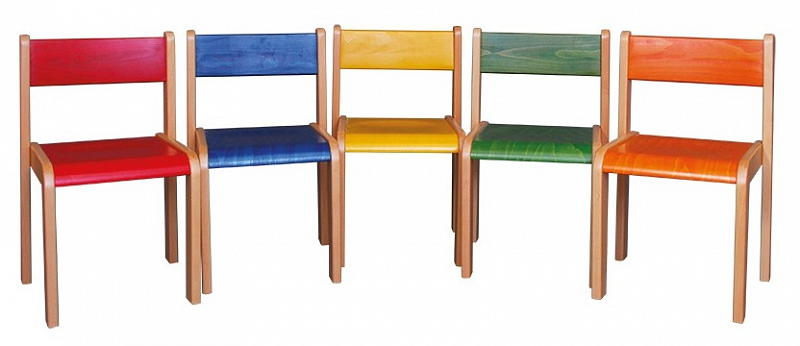 Dětská židlička - zelená