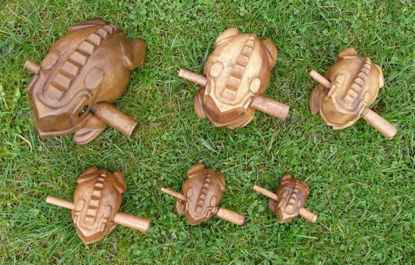 Sada hudebních žabiček 6 ks