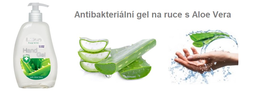 Kapesní dezinfekční gel na ruce Lilien Aloe Vera 25 x 50 ml VÝPRODEJ