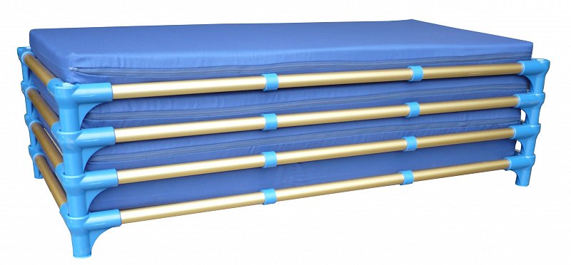 Hliníkové lehátko nízké 57x127x17 cm