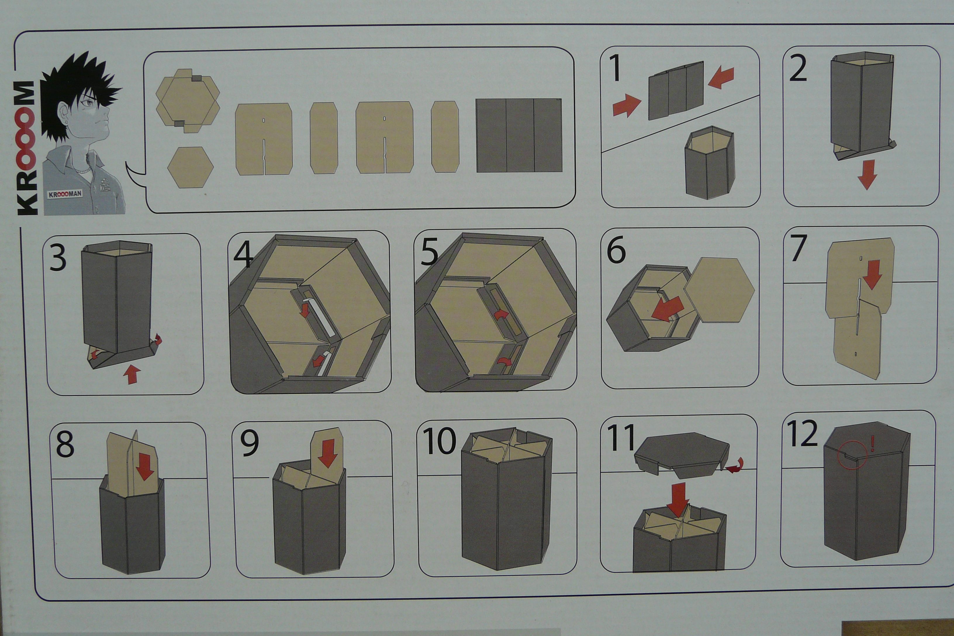 KROOOM Stooobe storage stool