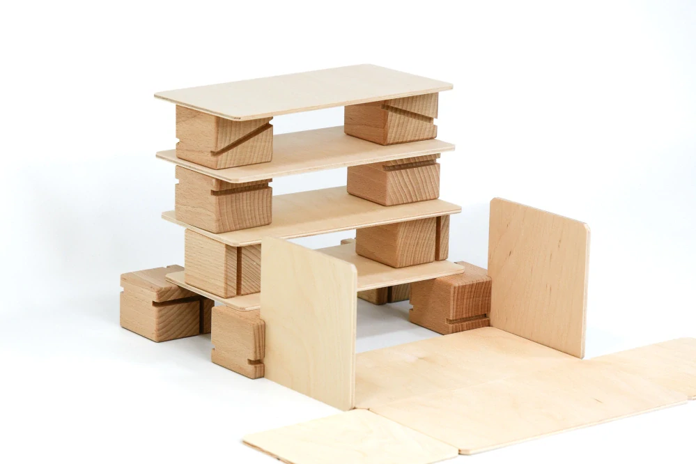 Dřevěná stavebnice SMART 20 ks