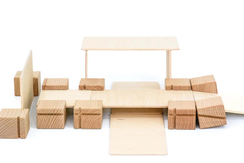 Dřevěná stavebnice SMART 20 ks