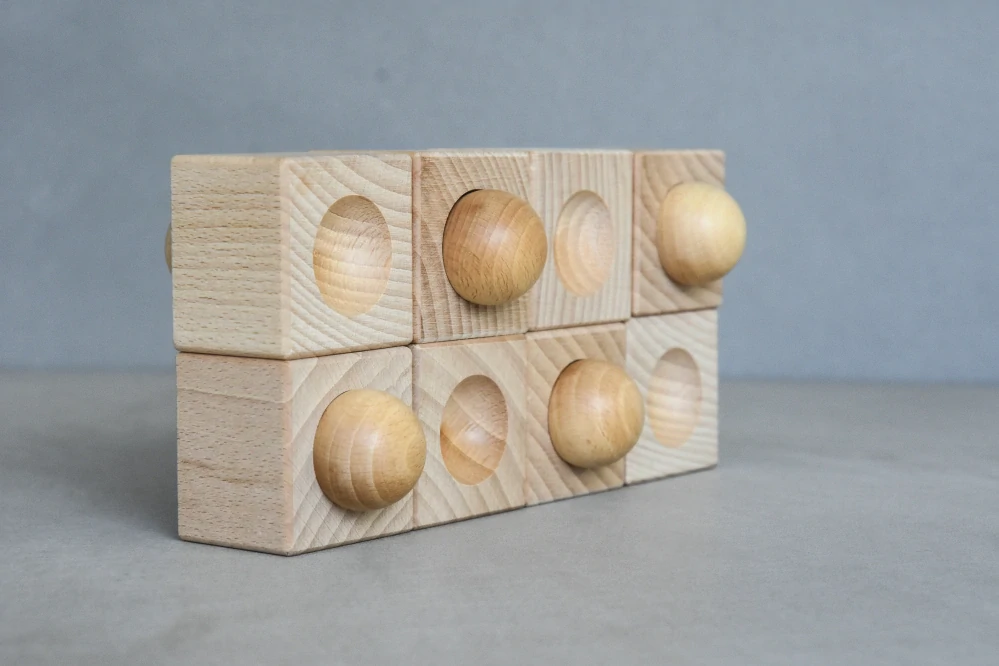 Dřevěná Balanční věž 8 ks