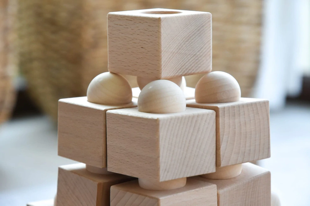 Dřevěná Balanční věž 16 ks