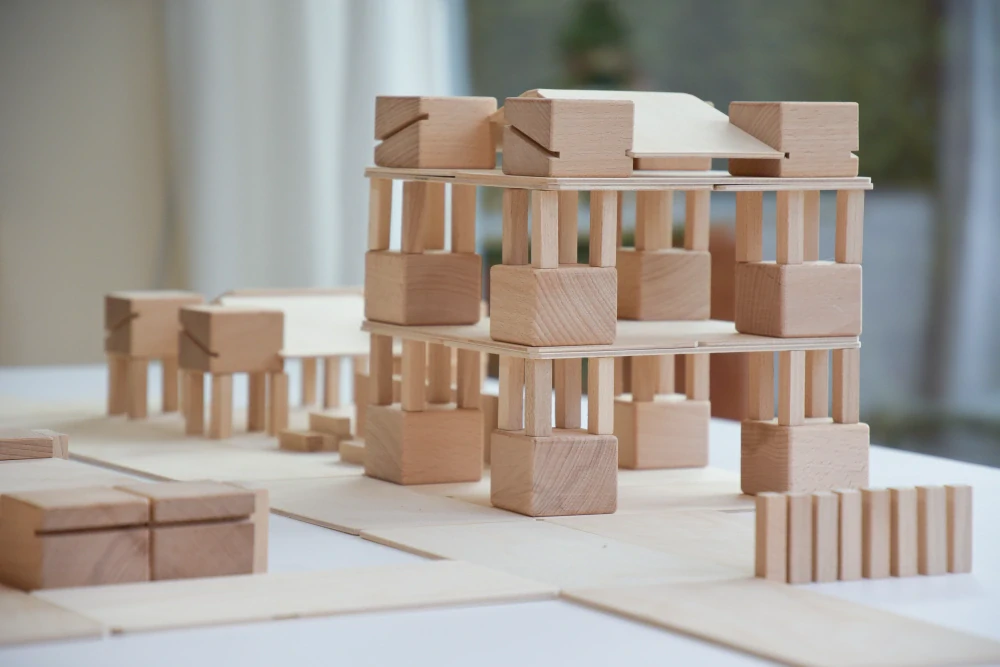 Dřevěná stavebnice SMART 160 ks