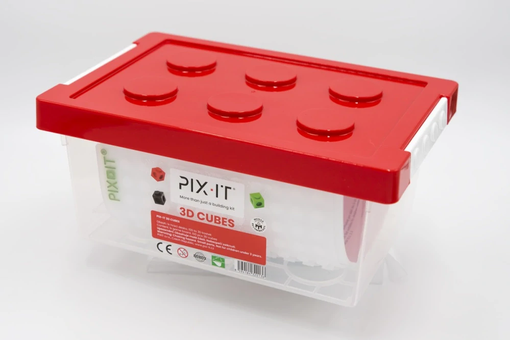 PIX-IT 3D kostky Transparent