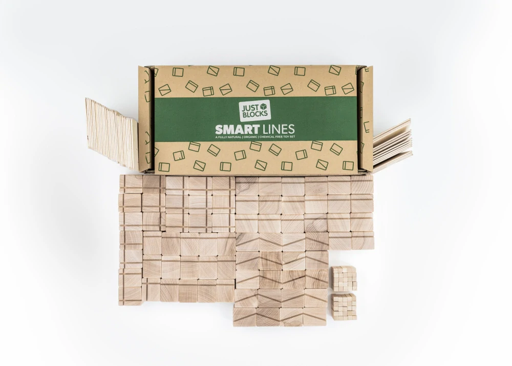 Dřevěná stavebnice SMART 160 ks