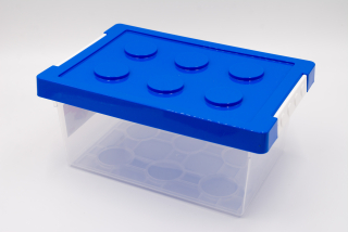 Stohovatelný box PIX-IT modrý S