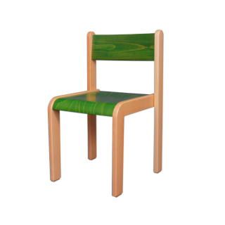 Dětská židlička - zelená