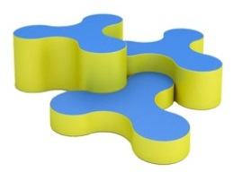 Molitanová balanční a sedací sestava VELKÉ MOLEKULY + DÁREK