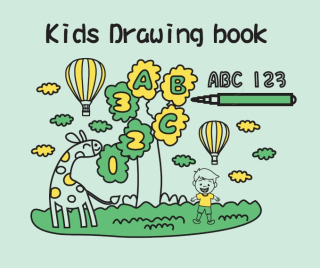 Stíratelná silikonová kniha omalovánek ABC 123 + fixy a hadřík ZDARMA