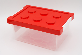 Stohovatelný box PIX-IT červený S