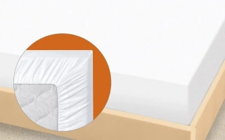 Nepropustné dětské prostěradlo 50x120x7 cm