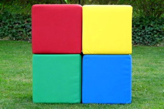 Sada molitanových kostek 4 ks 30 cm (omyvatelné)