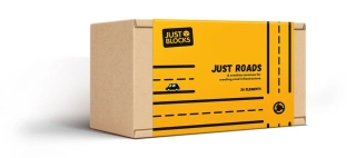 Dřevěná stavebnice ROADS 24 ks