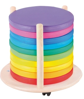 Molitanové podsedáky 10 ks se stojanem + DÁREK