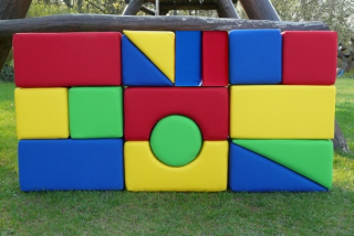 Molitanová stavebnice 16 ks (20 cm) BAVLNA + DÁREK