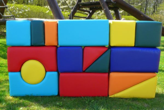 Molitanová stavebnice 16 ks (20 cm) KOŽENKA + DÁREK