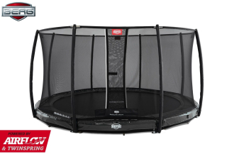 PROFI BERG Inground Elite GREY 380 cm + síť DELUXE